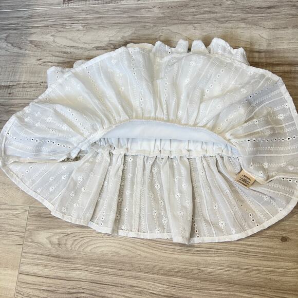 Thirty Thirty LA White Eyelet Crop Top Size XS - Picture 8 of 10